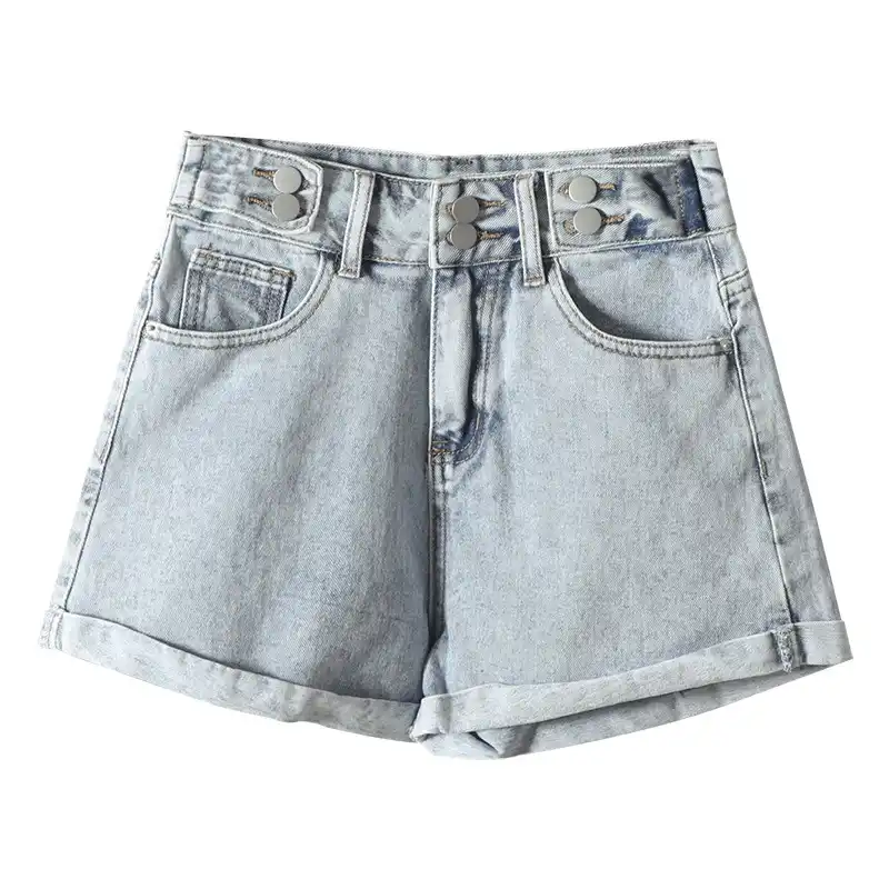 biker jeans shorts