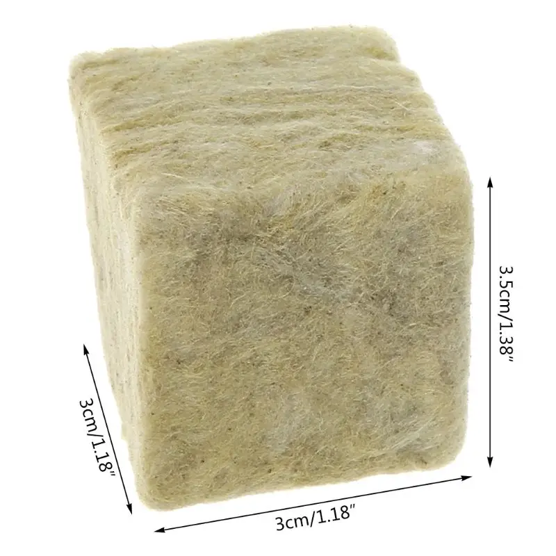 Кубики Rockwool Гидропонные средства для выращивания без воды Выращивание посадки компресс база E65B