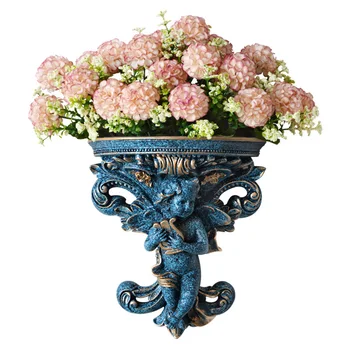 

Europe Creative Angel Wall Vase Flower Living Room Romantic Wedding Fashion Vasen Design Floreros Decorativos Home Decor EC50HP