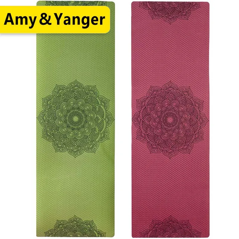 Yoga-Mats France Exercise Gym Fitness Pilates Sport Non-Slip TPE Dropship for Spain Local