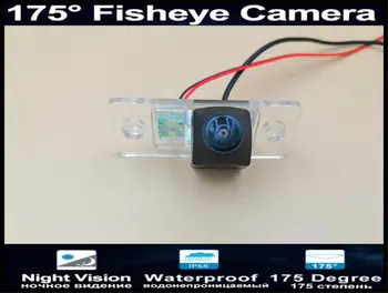 

175 Degree MCCD 1080P Fisheye Car Rear view Camera For auto Passat Tiguan Polo Sedan Santana Golf V Skoda Fabia Reverse Camera