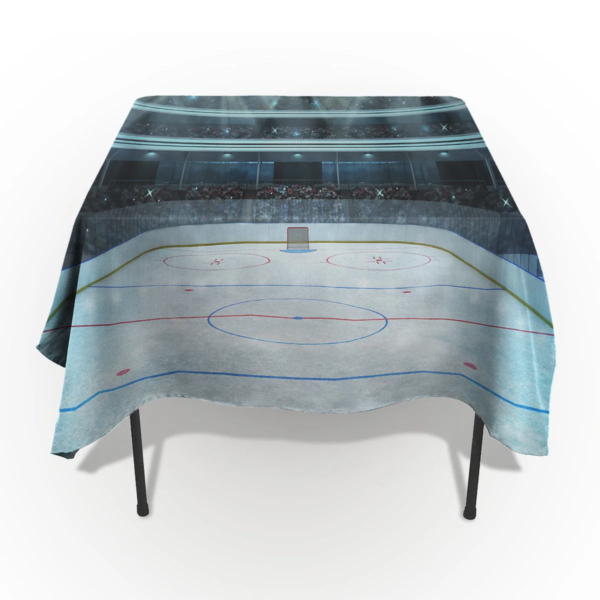 

Arena Ice Hockey Tablecloth Wedding Birthday Party Table Cover Decorative Cloth Wipe Covers Home Kitchen Decoration