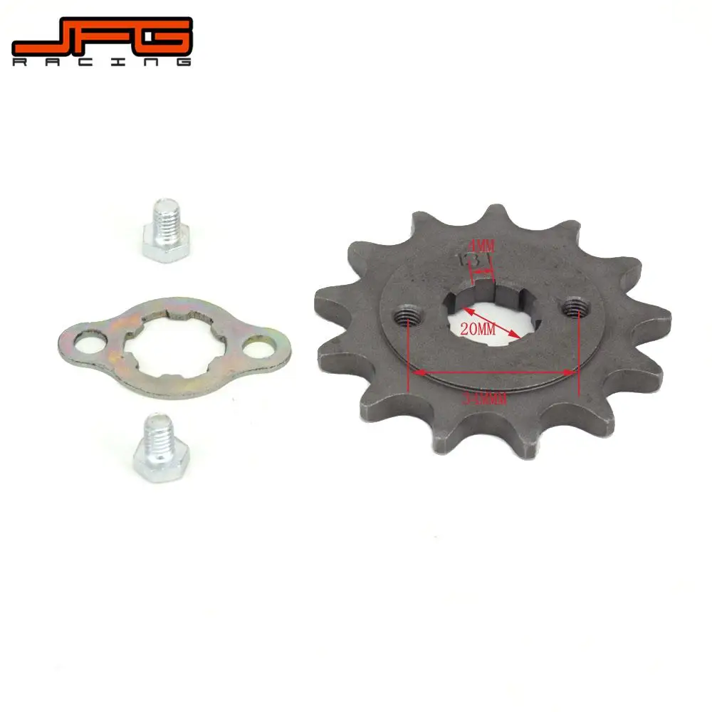 Motorcycle Steel 520 20MM 10 11 12 13 14 15 16 17 T Front Engine Sprocket Chain For Buggys Zongshen HONDA Lifan Loncin Jialing | Автомобили