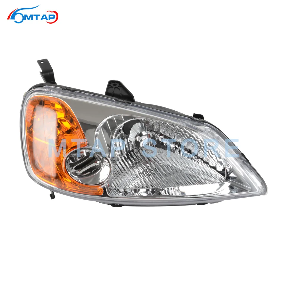 MTAP бампер передний головной светильник sub assy для Honda Civic 2001 2002 2003 ES5 ES8 светодиодные