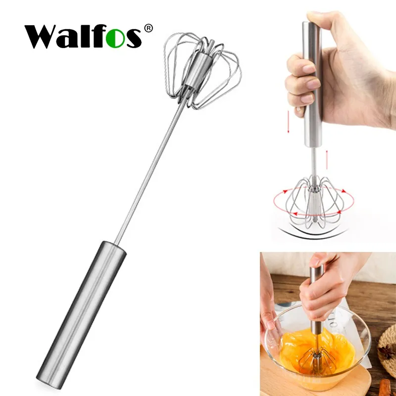 Hand Pressure Rotating Semi-automatic Egg Beater Home Kitchen Manual Egg Mixer A 