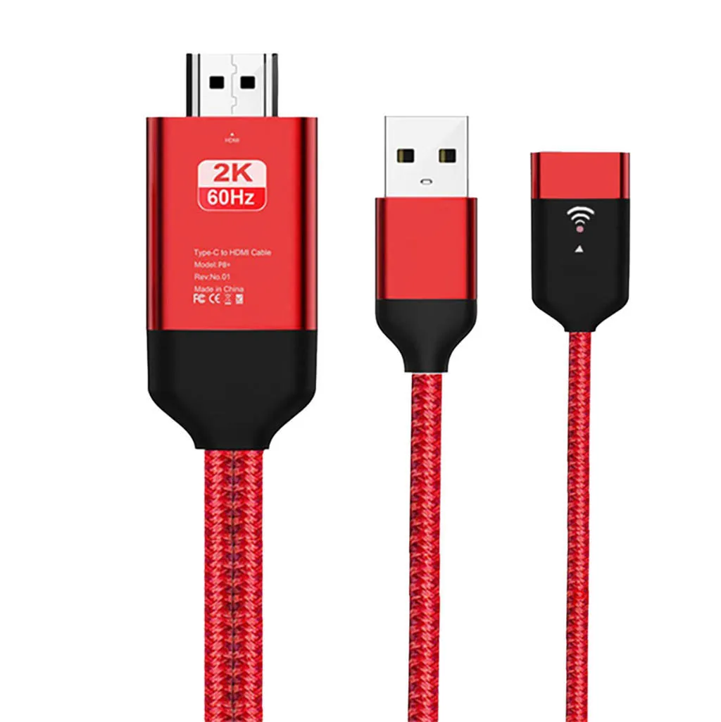 20 USB Женский 2в1 HDTV беспроводной HDMI дисплей ключ Wifi видеокабель, адаптер для Apple Android адаптер