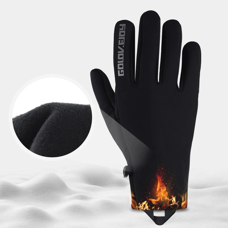 Guantes Para Bicicleta Mtb велосипедные перчатки полный палец зима тепловой ветрозащитный сенсорный экран противоскользящие велосипедные перчатки для мужчин и женщин