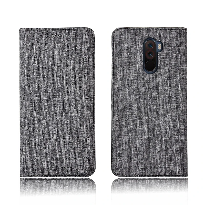 

Luxury PU leather phone bag credit card slot holder for Xiaomi POCOphone F1 flip cover for Xiaomi POCOphone F1 phone case funda