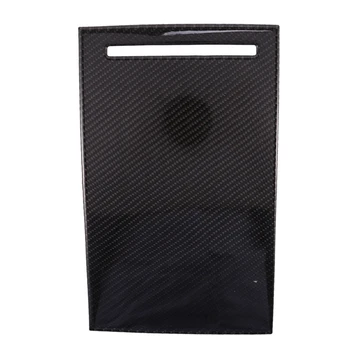 

New Carbon Fiber Console Storage Box Panel Cover Trim Fit for Tesla Model X