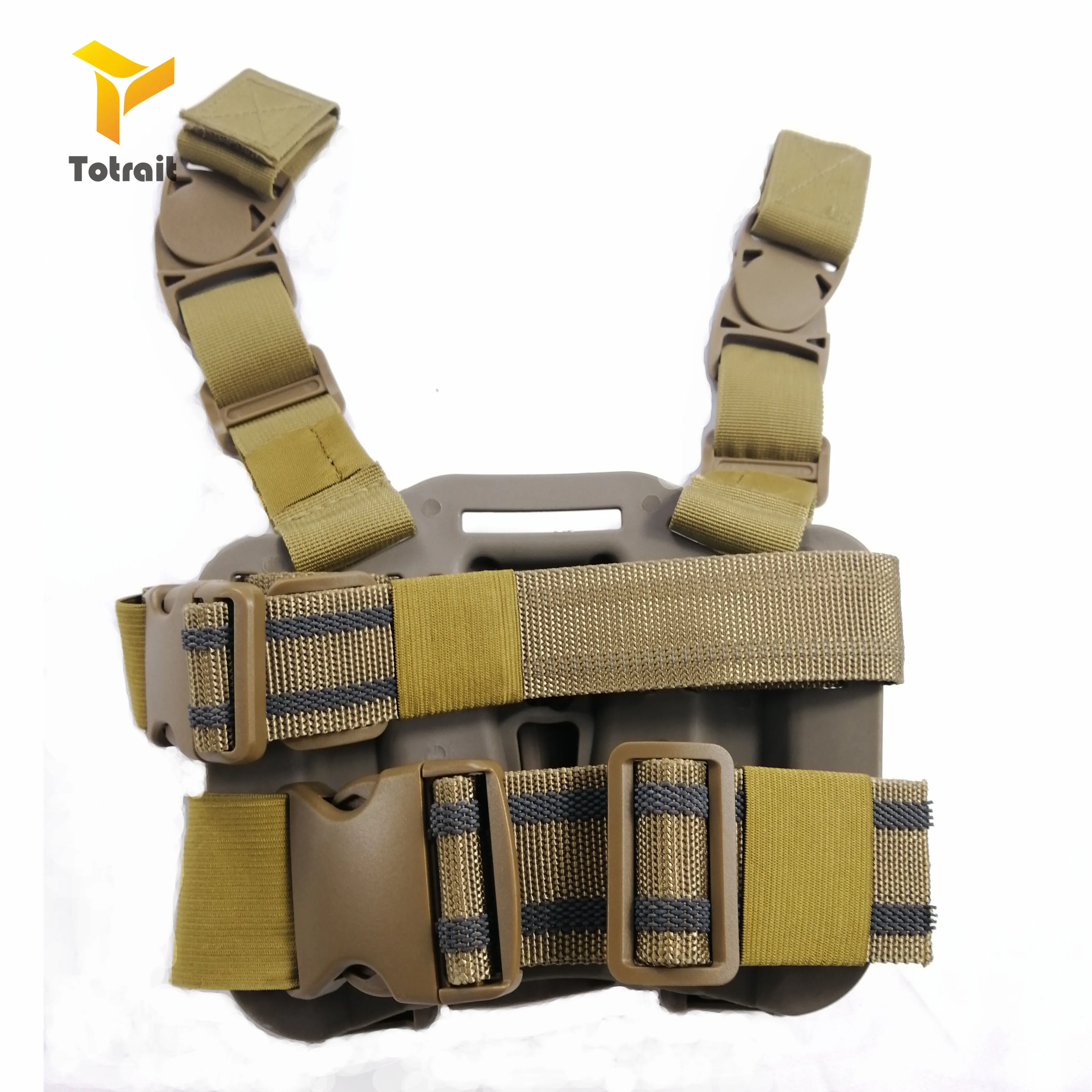TOtrait Tactical CQC 1911 Holster Duty Drop Leg Thigh Gun Holster Airsoft Pistol Gun Drop Leg Holster Pouch For
