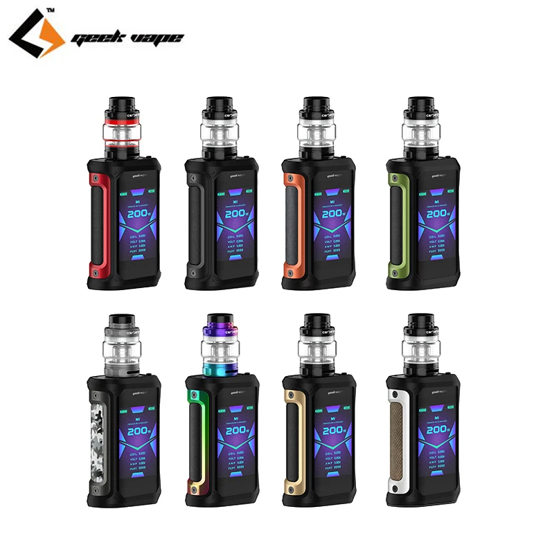 

Geekvape Aegis X Kit 200W Aesgix X Box Mod Waterproof with 5.5ml Cerberus Tank Vaporizer VS Aegis Solo Electronic Cigarette Vape