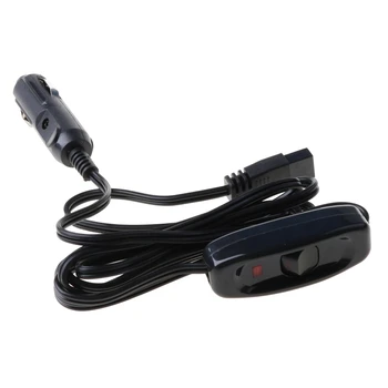 

2M Cigar Plug 12V 10A DC Power Cable Cord for Car Cooler Box Mini Fridge