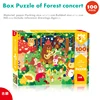 Jıgsaw Puzzle 100PCS  children's educational cartoon toy Pirate adventure Dinosaur world Cosmic exploration busy traffic 3