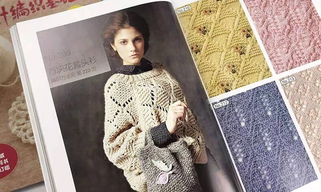 Japanese New Pattern Knitting Book 500 Patterns Hand-knit Woolen Yarn To Knit  Books Children's Adult Sweater Tutorial Book Gift - Crafts, Hobbies & Home  - AliExpress