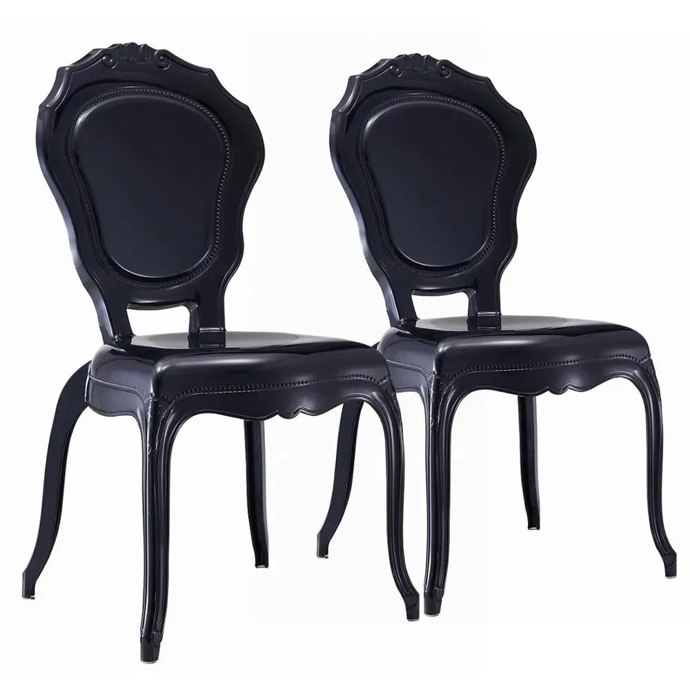 

NEW 2PCS DINNING CHAIRS CLEAR GHOST TRANSPARENT CONTEMPORARY MODERN VICTORIA STARCK CHAIR GENUINE FOR HOME KITCHEN FURNITURE