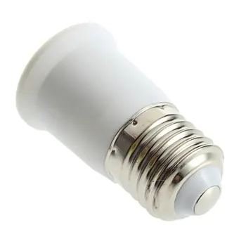 

ICOCO 1pcs Stock E27 to E27 Socket Light Bulb Lamp Holder Adapter Plug Extender Lampholder WorldwideWorldwideNewest