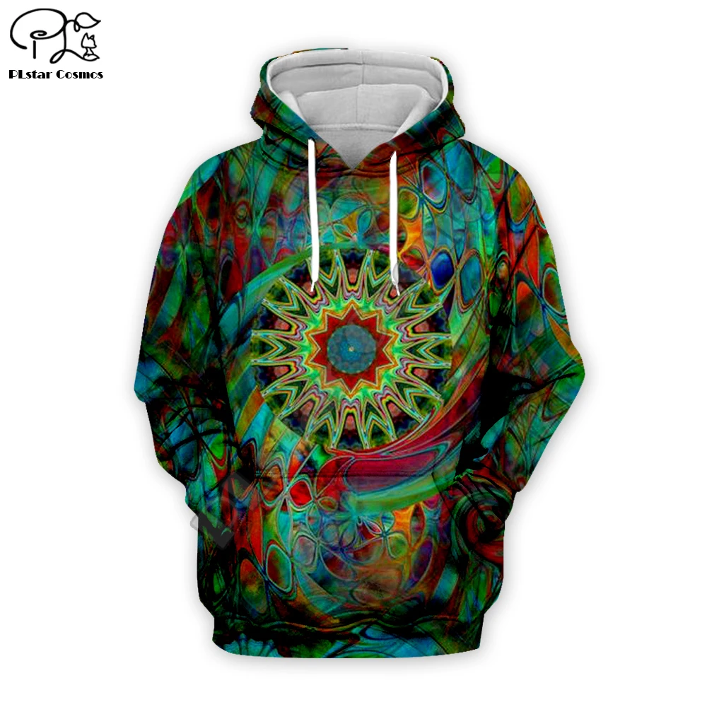 HO018 3D психоделические толстовки Trippy граффити печати пуловер с капюшоном Красочная картина Мужчины Женщины свитшот большого размера спортивный костюм CO-007 - Цвет: HO018