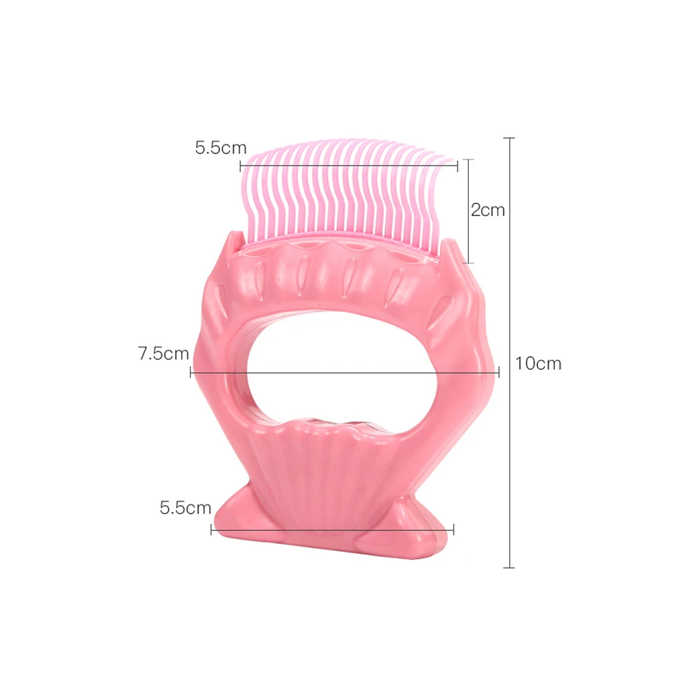 Shedding Plastic Cleansing Grooming Soft Hair Brush Portable Remover Massage Dog Cats Universal Pet Shell Comb Trimmer