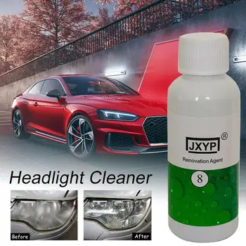 

50ml Car Headlight Repair Agent Anti-scratch Headlight Restoration Polish Oxidation Coating Headlight Polishing Headlamp Cleaner