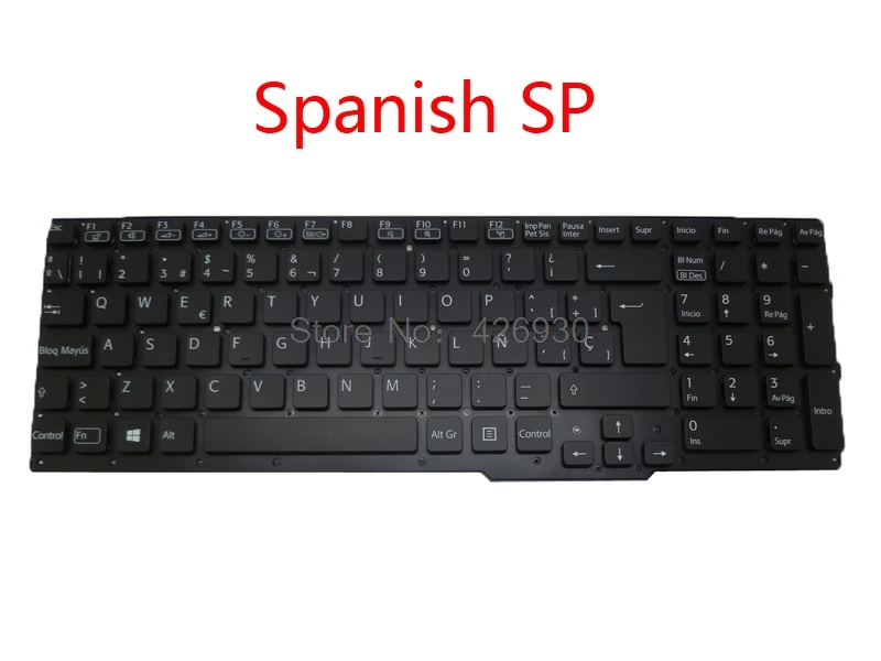 Ноутбук SP JP CA BR Клавиатура для SONY VAIO SVS15 испанский японский Канада бразильский 149066111CA 149065411ES 149063911JP