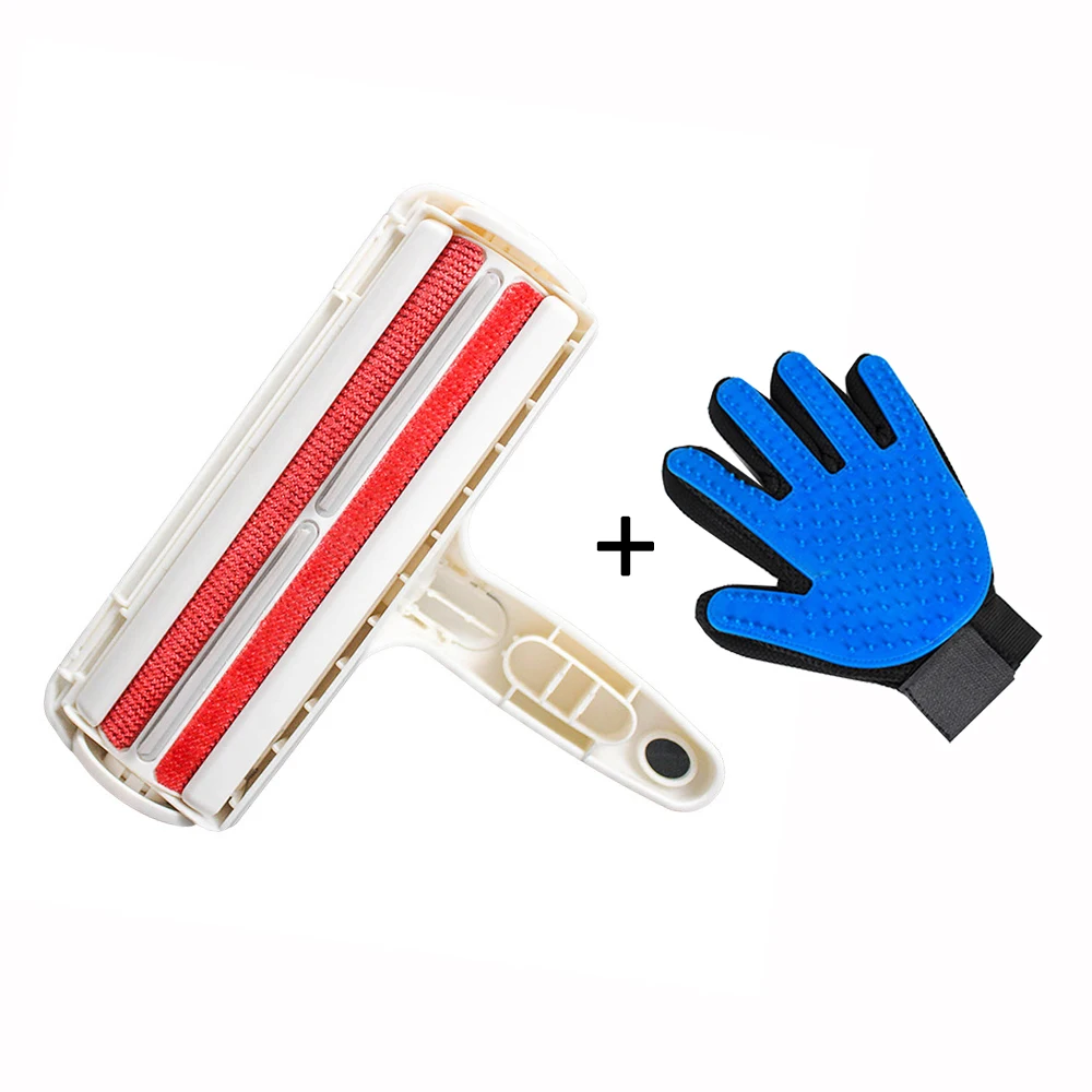 Brush Glove Lift R Перчатка для ухода за домашними животными 2-Way для удаления шерсти домашних животных роликовый комплект для удаления шерсти собак и кошек с мебели самоочищающаяся Машинка для удаления шерсти домашних животных - Цвет: Brush Glove Lift R