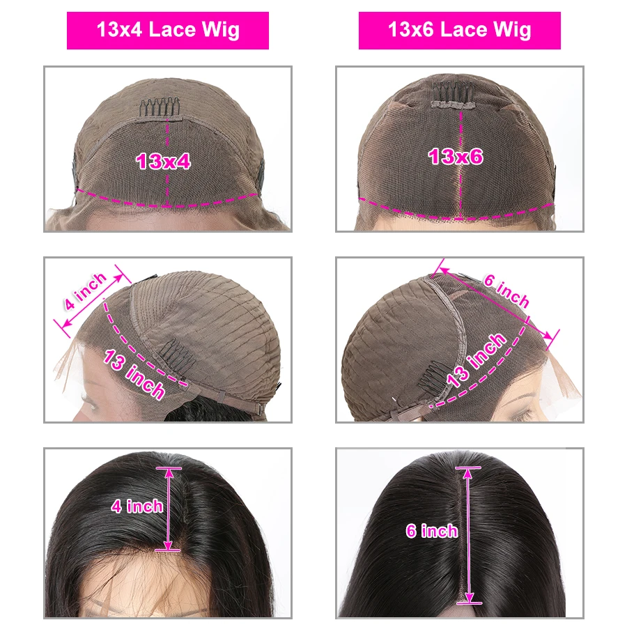 Lace front wig
