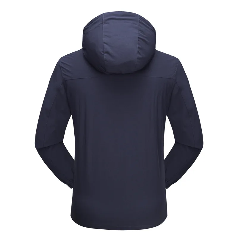 Плащ куртка стиль четыре стороны эластичность один слой мужчины и женщины пара одежда среднего возраста анти-проливание плащ