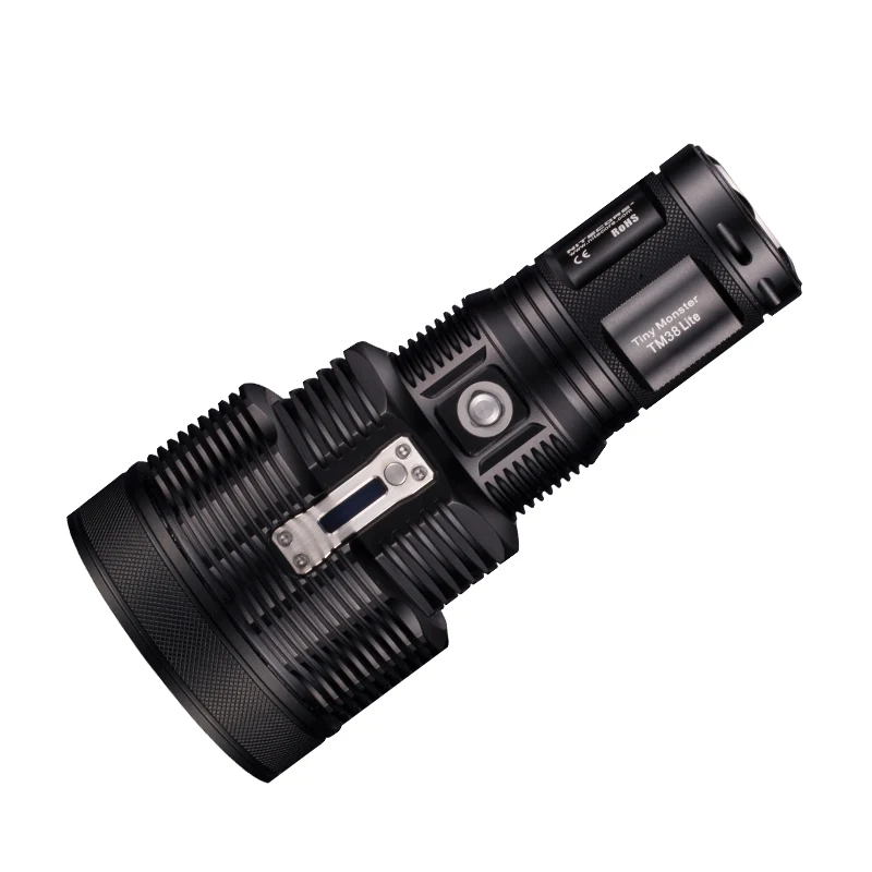 NITECORE TM38 Lite перезаряжаемый фонарик CREE XHP35 HI D4 max 1800 люмен светодиодный фонарь длинный фонарь 1400 м ручной прожектор