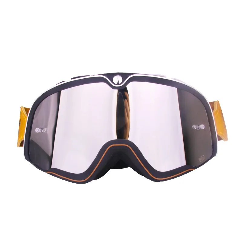 The new motorcycle retro retro goggles off-road helmet visor - Цвет: 6
