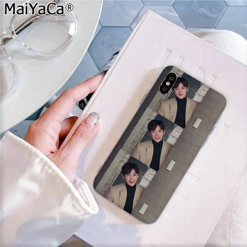 MaiYaCa Корейский мужской Звездный идол ли Чон сок на заказ Прозрачный чехол для телефона для Apple iphone 11 pro 8 7 66S Plus X XS MAX 5S SE XR