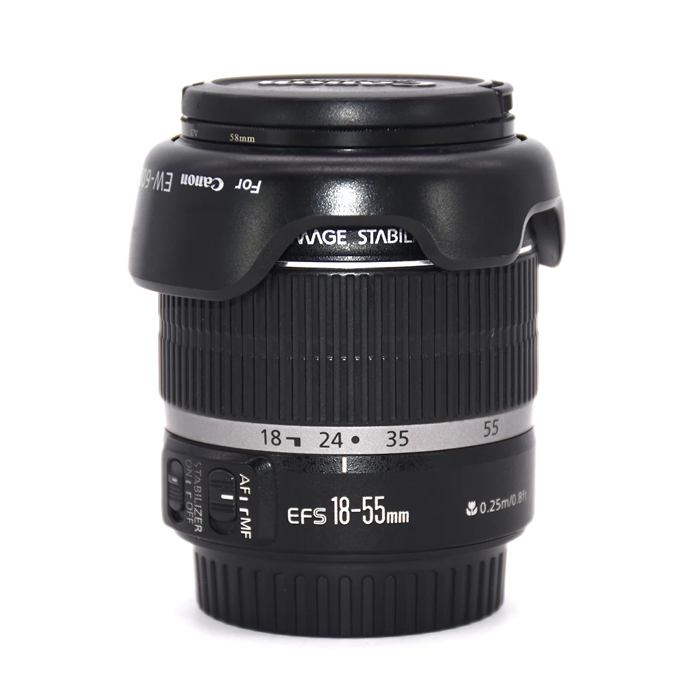 Б/у Объективы для камер Canon зеркальных фотокамер 18 55 мм f/3 5 6 IS|Объективы