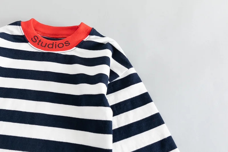 Spring Autumn Boys Clothes Sets New Kids Fashion Cotton Striped T-shirt+bib Pants 2pcs Suit For Children Boys Casual Outfits
