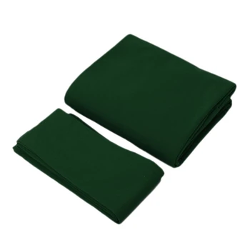 

AFBC 9 Feet Billiard Table Cloth Fast Billiard Felt with Guide Rail Suitable for Indoor Billiard Table Accessories Green