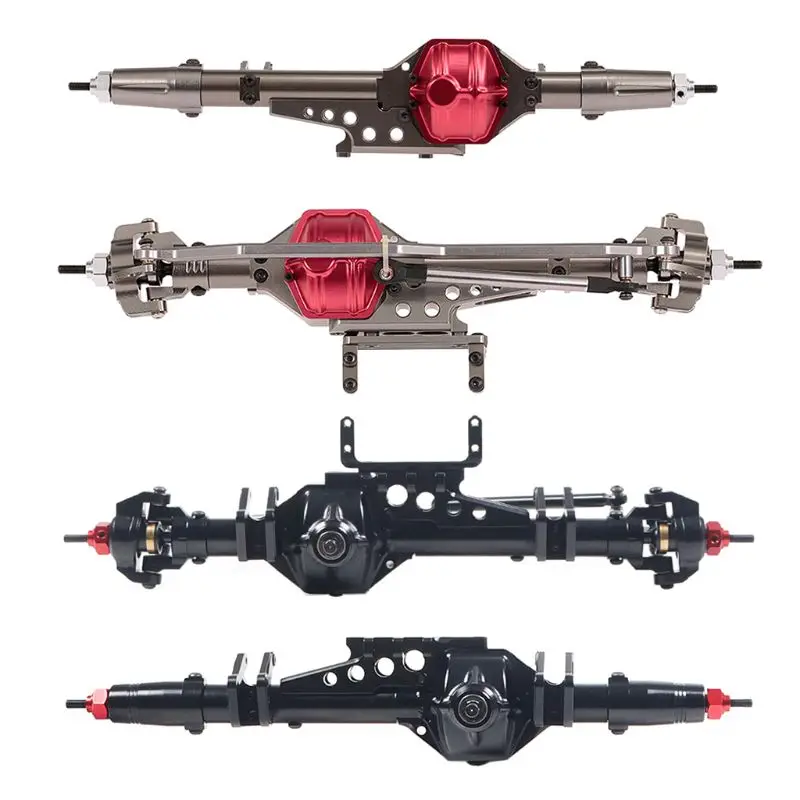 

Metal Front Rear Axle 1/10 Rock Crawler for Axial RC Car Cars Spare Parts NEW