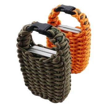 

Outdoor Survival Bag Paracord First Aid Set Multifunctional Camping EDC Gear Emergency Fishing Survival Kit Bag 1PC*
