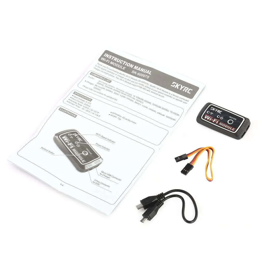 

SKYRC SK-600075-01 WiFi Module Compatible with Original ESC and Charger Imax B6 Mini B6AC V2 for RC Model Spare Parts RC Model
