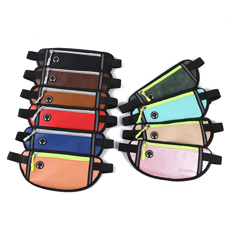 

Running Bag Waterproof Mobile Phone Pockets Outdoor Tear-resistant Leisure Sports Belt Unisex Multifunctional Canvas Waist Bag