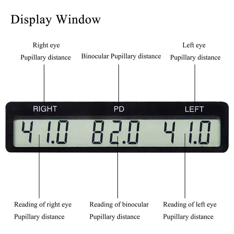 Optical Digital Pupilometer 45-82mm Pupil Meter PD Meter Pupil Distance Meter Optical Instrument(LY-9AT