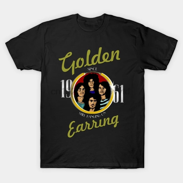 

Men tshirt Golden Earring Still Hanging On Golden Earring Band T Shirt women T-Shirt tees top