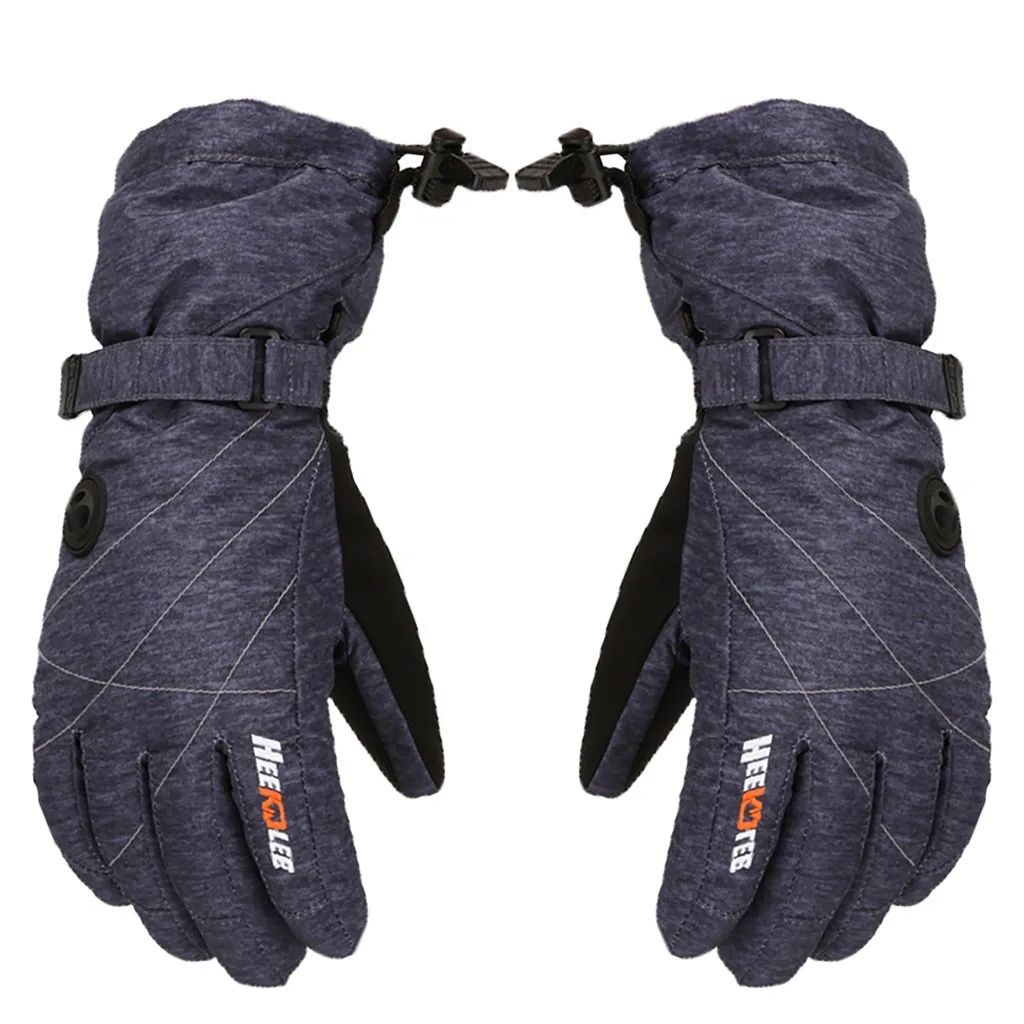 Утепленные зимние лыжные перчатки для холодной погоды, для взрослых, сохраняющие тепло, водонепроницаемые, ветрозащитные, Утепленные зимние, для холодной погоды, лыжные перчатки для взрослых Kee