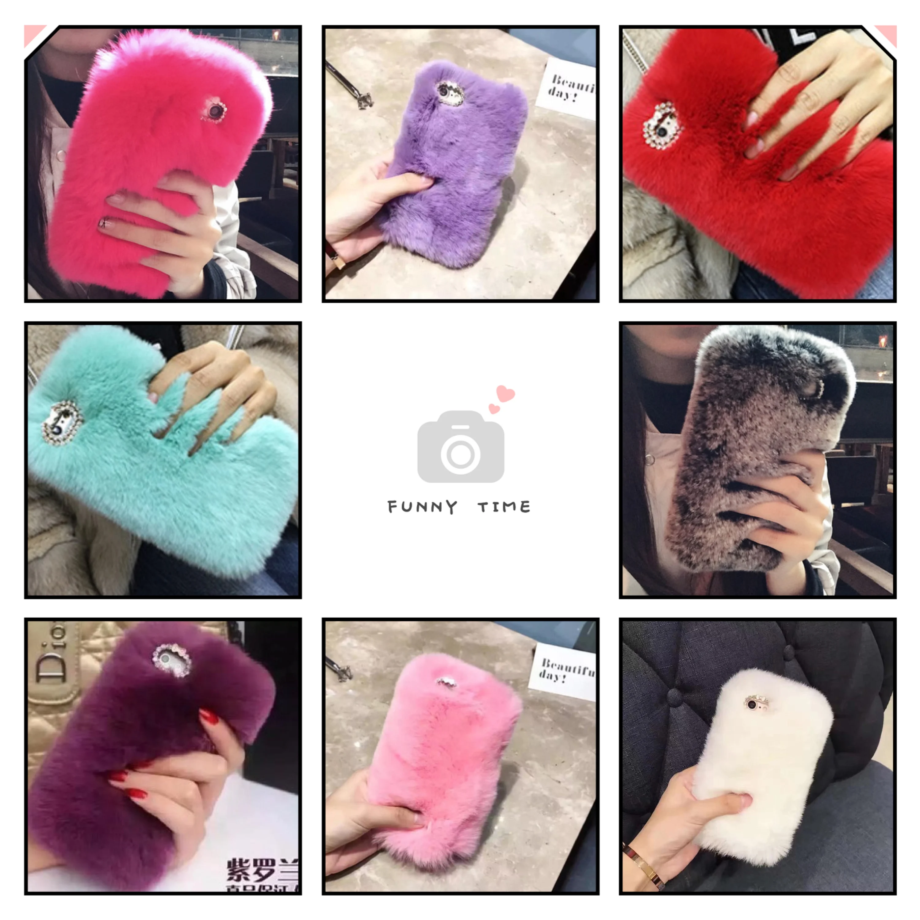 plush Furry fluffy cute candy color Phone cover for iPhone11 pro Max case colorful fluffy funda for iPhone8 6 7Plus x xr xsmax plush Furry fluffy cute candy color Phone cover for iPhone11 pro Max case colorful fluffy funda for iPhone8 6 7Plus x xr xsmax