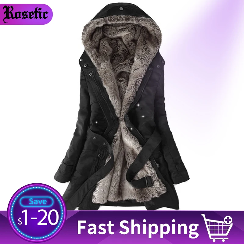 

Women Winter Jacket 2019 Casual Ladies Basic Coat button fur jacket Warm Long Sleeve women parka Plush Overcoat Casual Outerwear