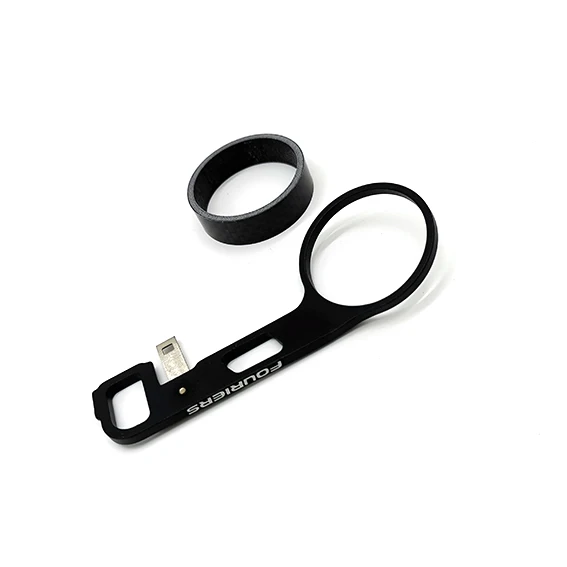 Fouriers HA-S018-DIOD2 велосипед с ЧПУ батарея Крепление Адаптер для SHIMANO Di2 распределительная головка OD2 31,8 мм запчасти для велосипеда - Цвет: 17 degrees 55mm BK