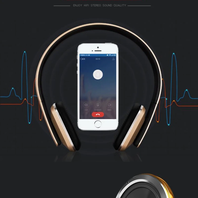 Fimilef Bluetooth Беспроводные наушники с микрофоном/NFC удобные на ухо HIFI Bluetooth v4.0 гарнитура для ПК мобильного телефона