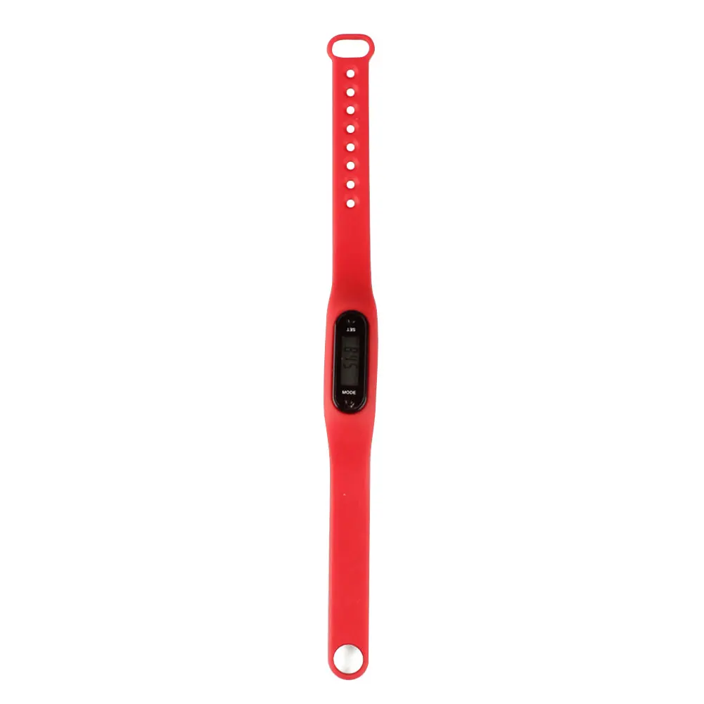 Stylish Silicone Sport Running Pedometer Calorie Step Counter Digital Watch