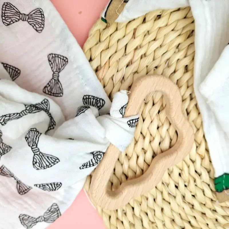 Baby Soother Appease Towel Bib Soft Animal Rabbit Doll Teether Infants Comfort Sleeping Nursing Cuddling Blanket Toys Shower Gif