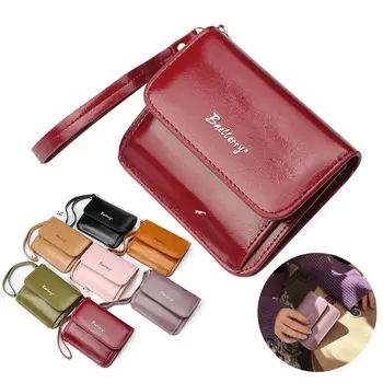 

2019 Fashion Elegant Stylish Trifold Wallet for Ladies PU Leather Credit Card Holder Organzier Purse H66