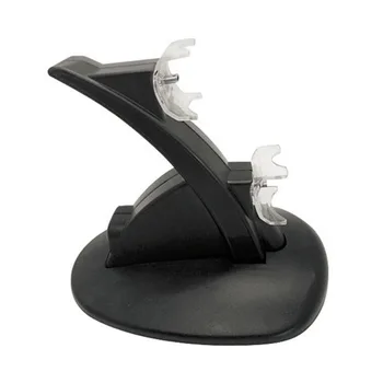 

Black LED Light Quick Dual USB Charging Dock Stand Charger For PlayStation 3 For PS3 Controller Console