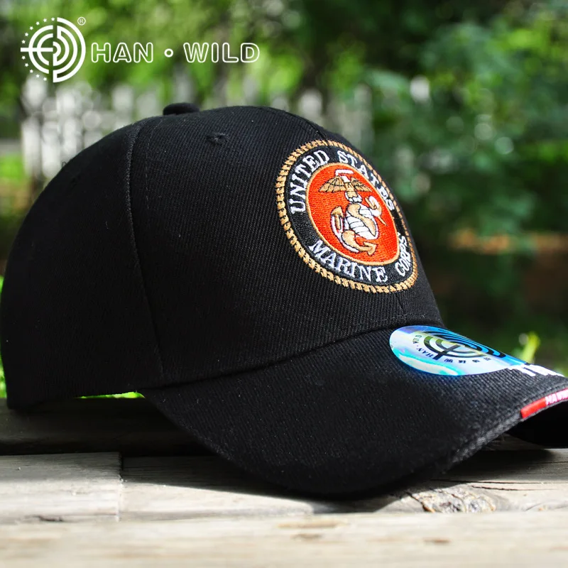 HAN WILD тактическая бейсбольная Кепка Snapback Bone Masculino армейская кепка мужская тактическая Кепка s Casquette Homme Trucker Кепка Bone Masculino - Цвет: Черный