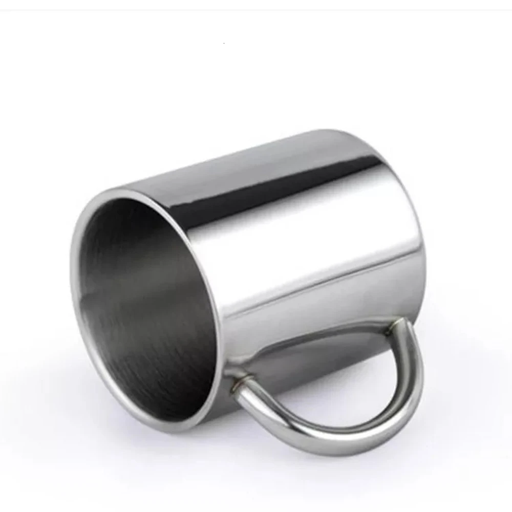 Double Wall Stainless Steel Coffee Mug 300ml Portable Termo Cup Travel Tumbler Coffee Jug Milk Tea Cups Double Office Water Mugs (5)
